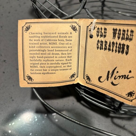 Vintage MIMI duck wire basket - Picture 6 of 6